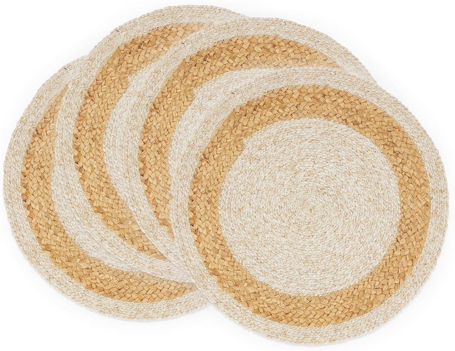 Natural Charm Braided Jute Placemat (Set Of 4) 15R