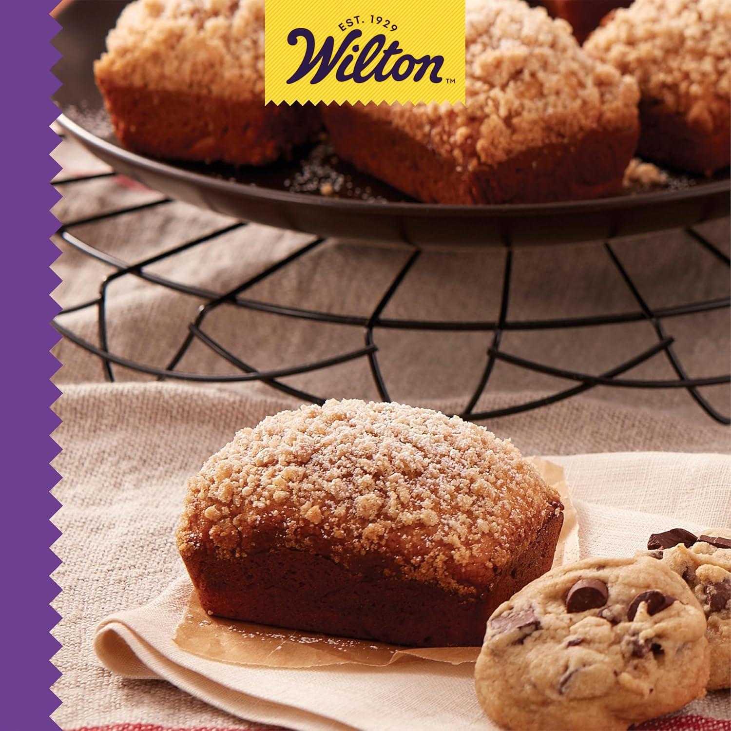 Wilton Recipe Right Non-Stick Mini Loaf Pan Set, 3-Piece