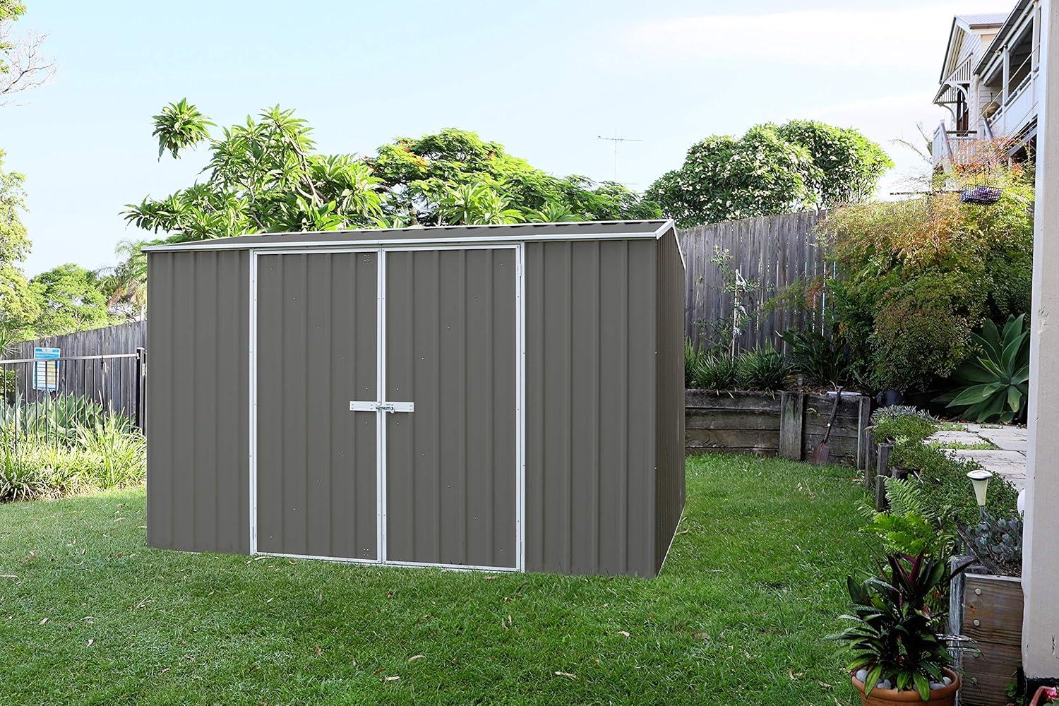 Absco Premier 10 ft. W x 10 ft. D Metal Storage Shed