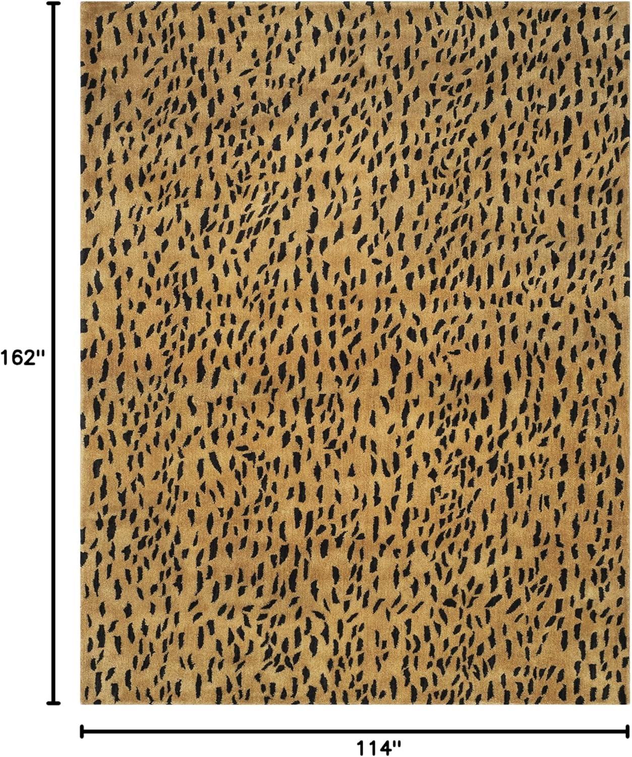 SAFAVIEH Soho Ardi Dotted Wool Area Rug, Beige/Brown, 9'6" x 13'6"