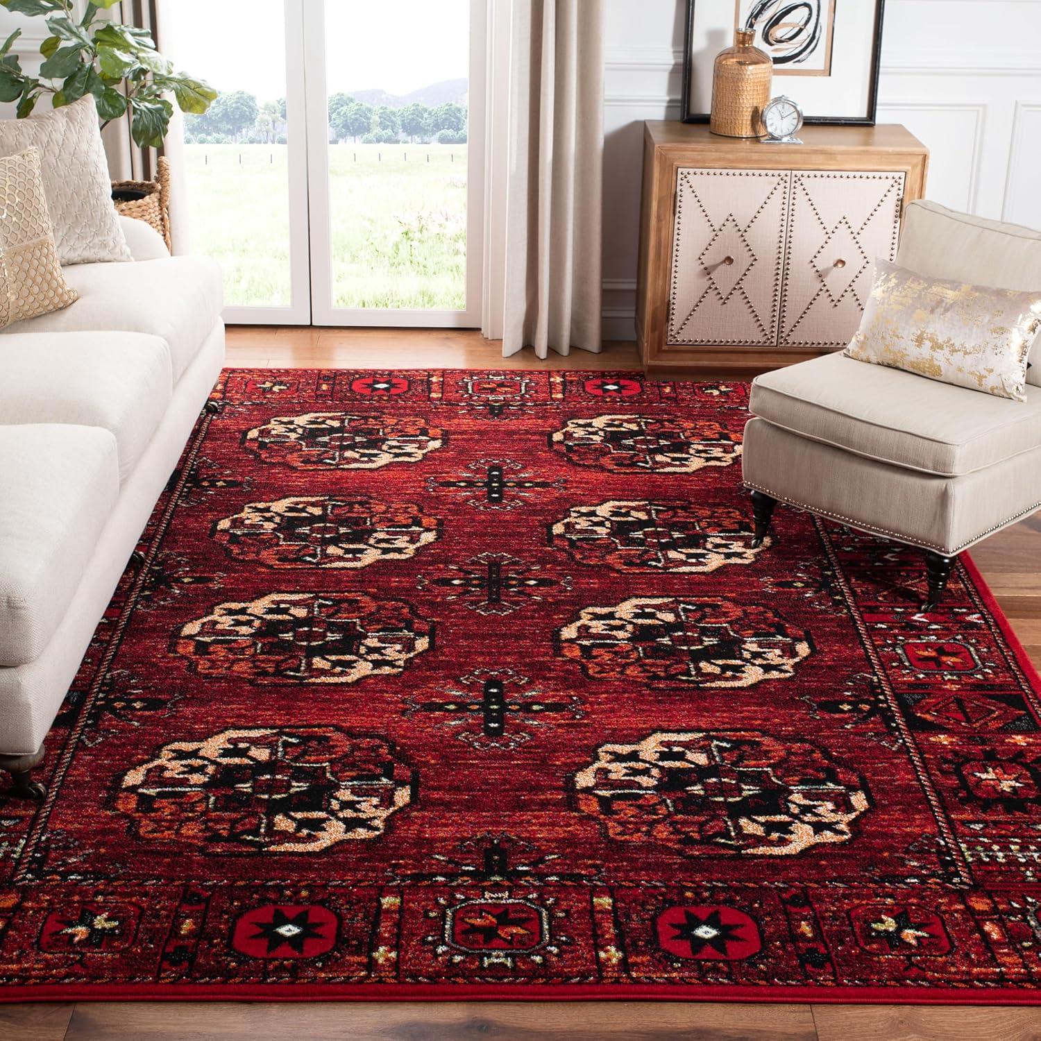 Vintage Hamadan VTH212 Power Loomed Indoor Area Rug - Red/Multi - 8'x10' - Safavieh.
