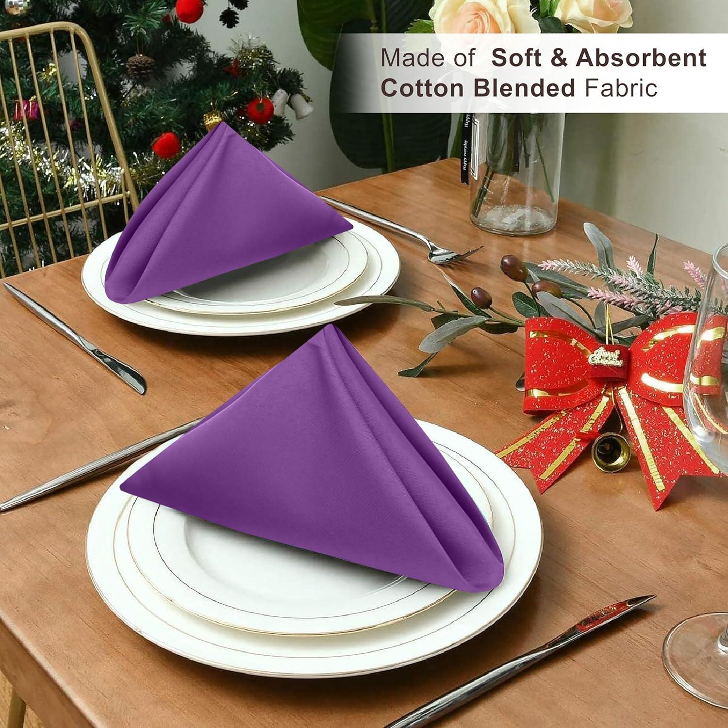 Ruvanti Poly Cotton Enrich Twill Cloth Napkins & Reviews | Wayfair