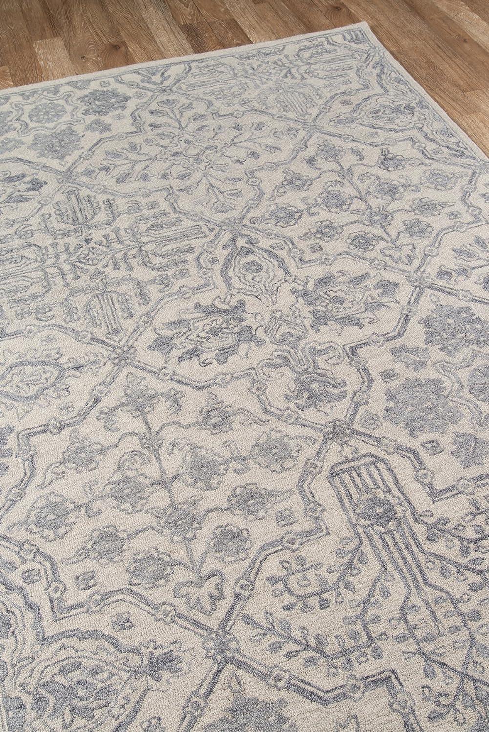 Momeni Cosette Wool Hand Tufted Grey Area Rug 3'6" X 5'6"