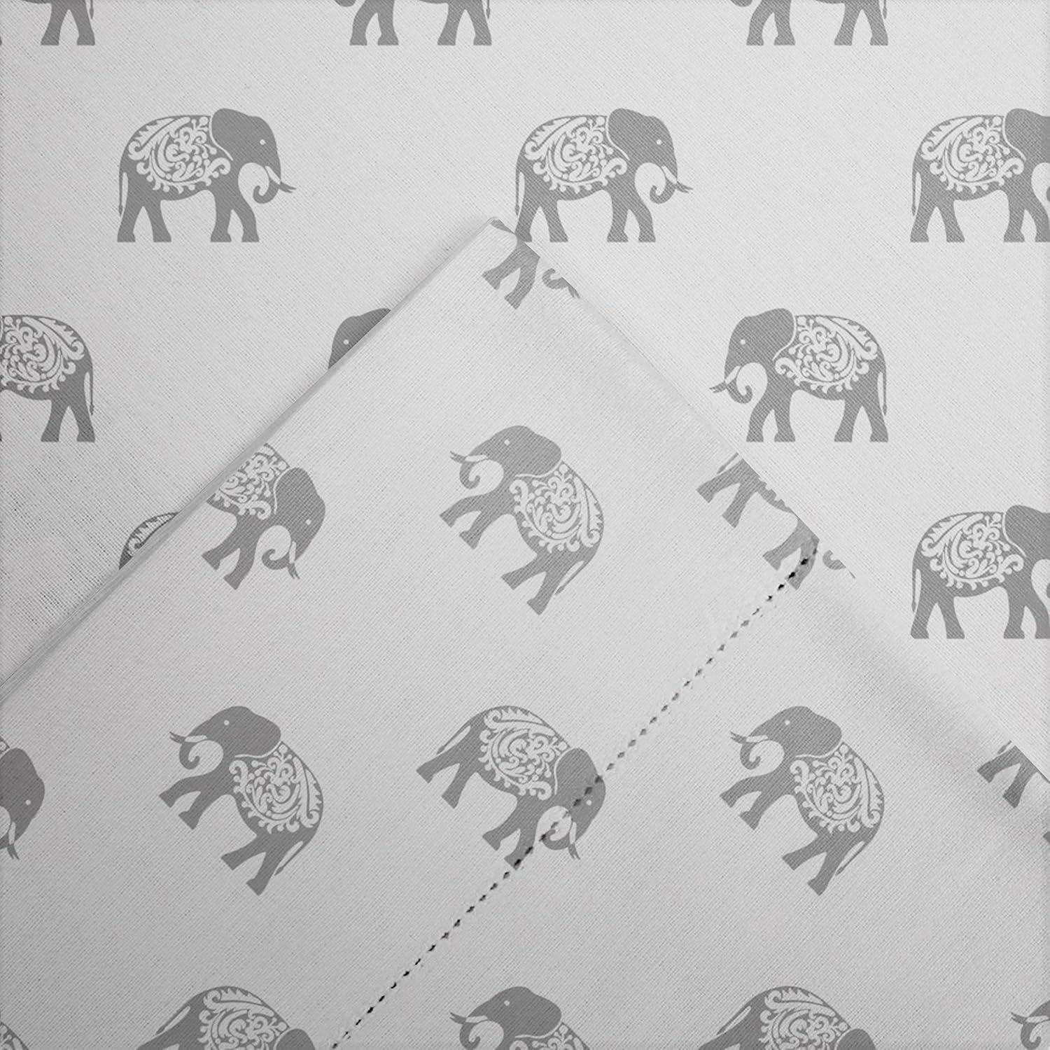 Pointehaven Flannel Animal Print Sheet Set