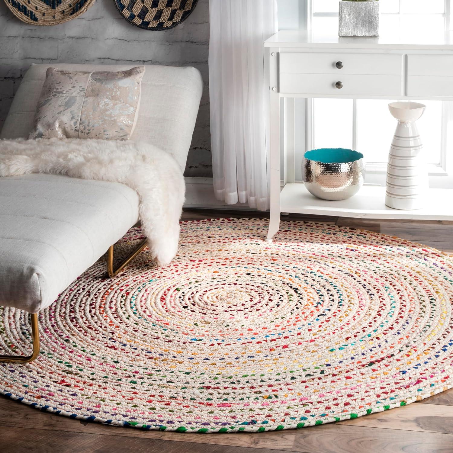 nuLOOM Tammara Hand Braided Area Rug, 3' x 5', Ivory