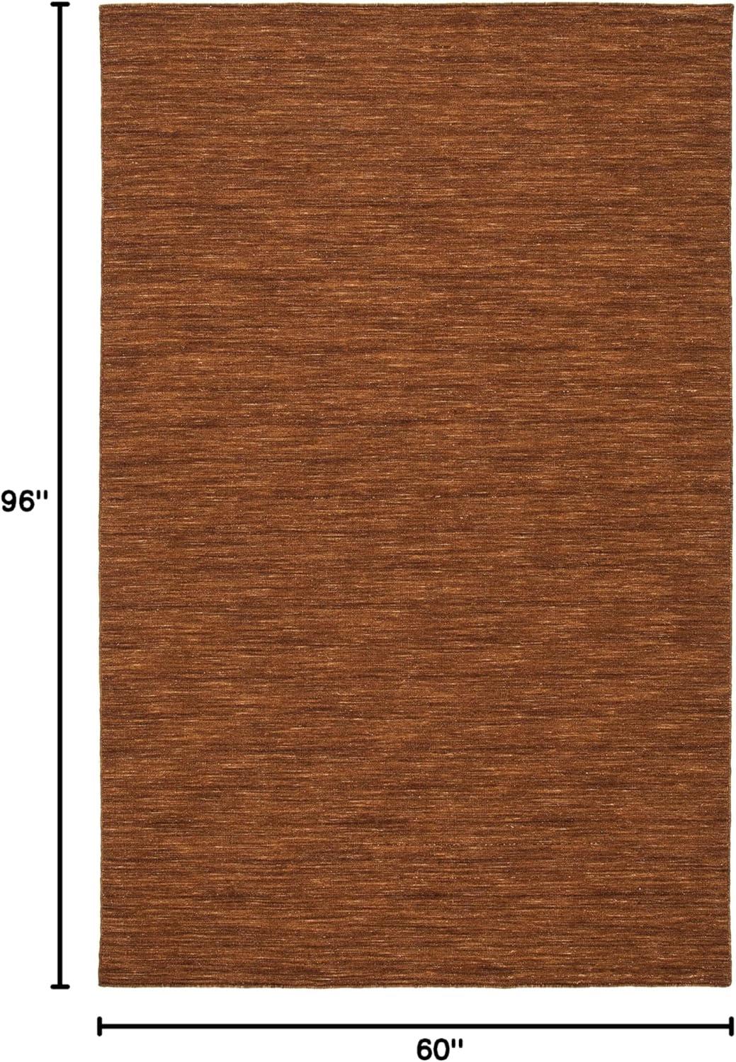 Kilim KLM850 Hand Loomed Area Rug - Brown - 5'x8' - Safavieh.
