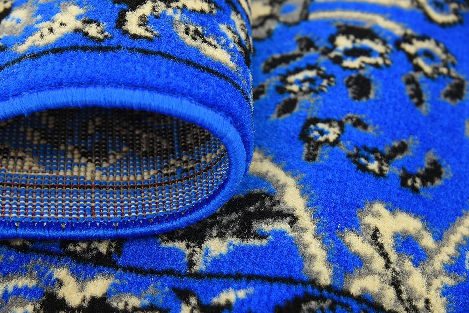 Unique Loom 2' 2 x 8' 2 Sialk Hill Washington Black Area Rug