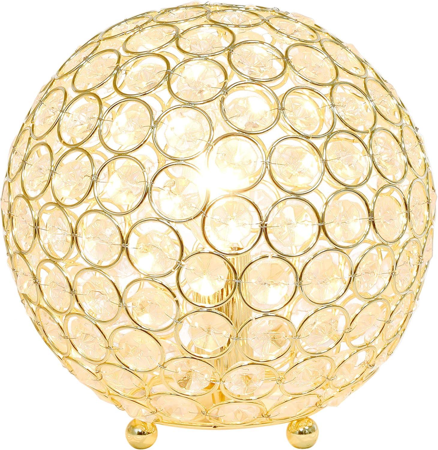 Crystal Ball Sequin Table Lamp - Elegant Design