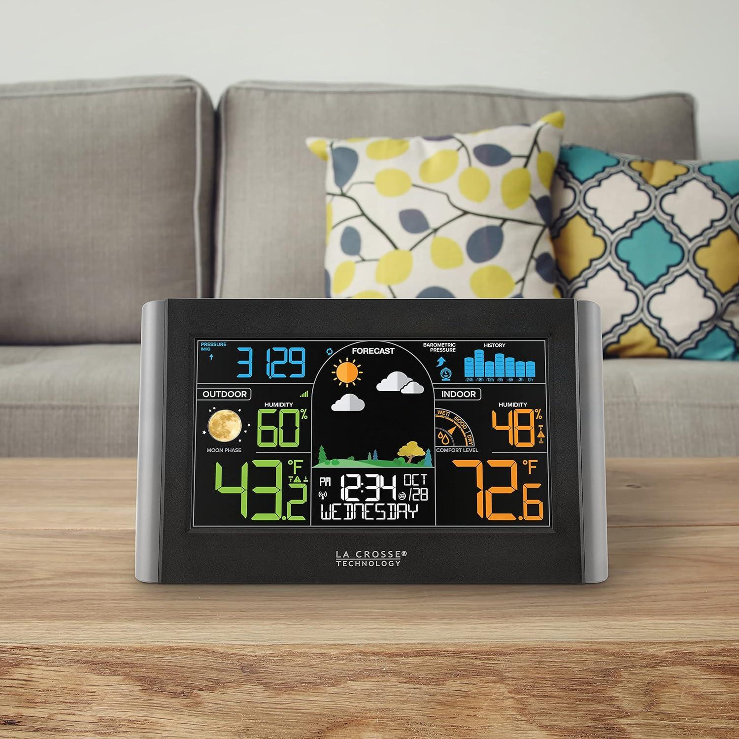 Wireless Color Weather Station with Humidity Sensor