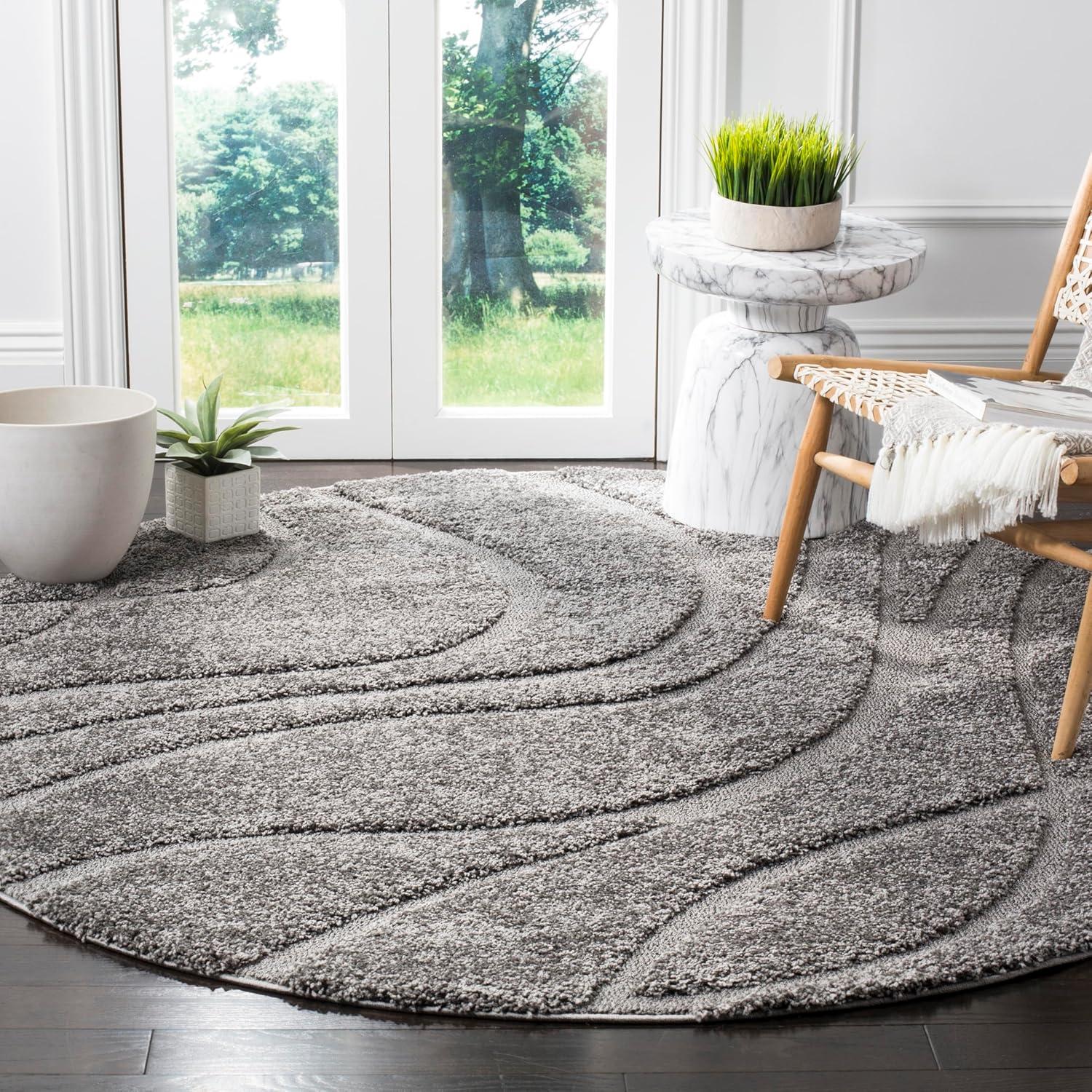 Florida Shag SG471 Power Loomed Rugs - Safavieh