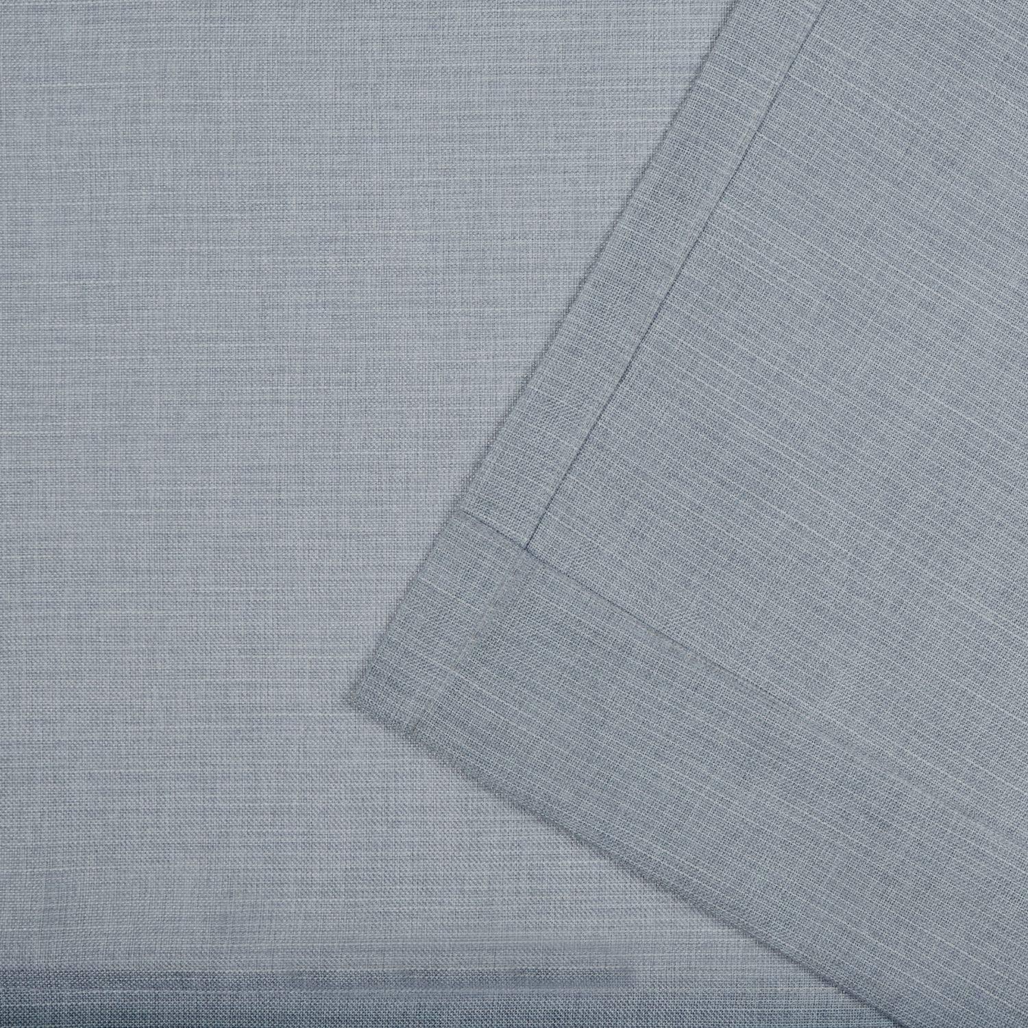 Nicole Miller Nicole Miller Faux Linen Slub Textured Hidden Tab/Rod Pocket Top Light Filtering Curtain Panel Pair (Set of 2)