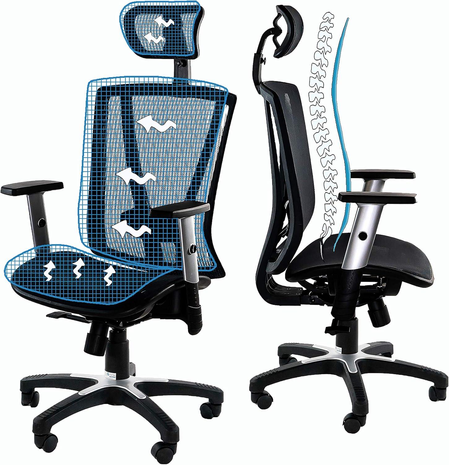 Stoltenberg Mesh Conference Chair with Headrest