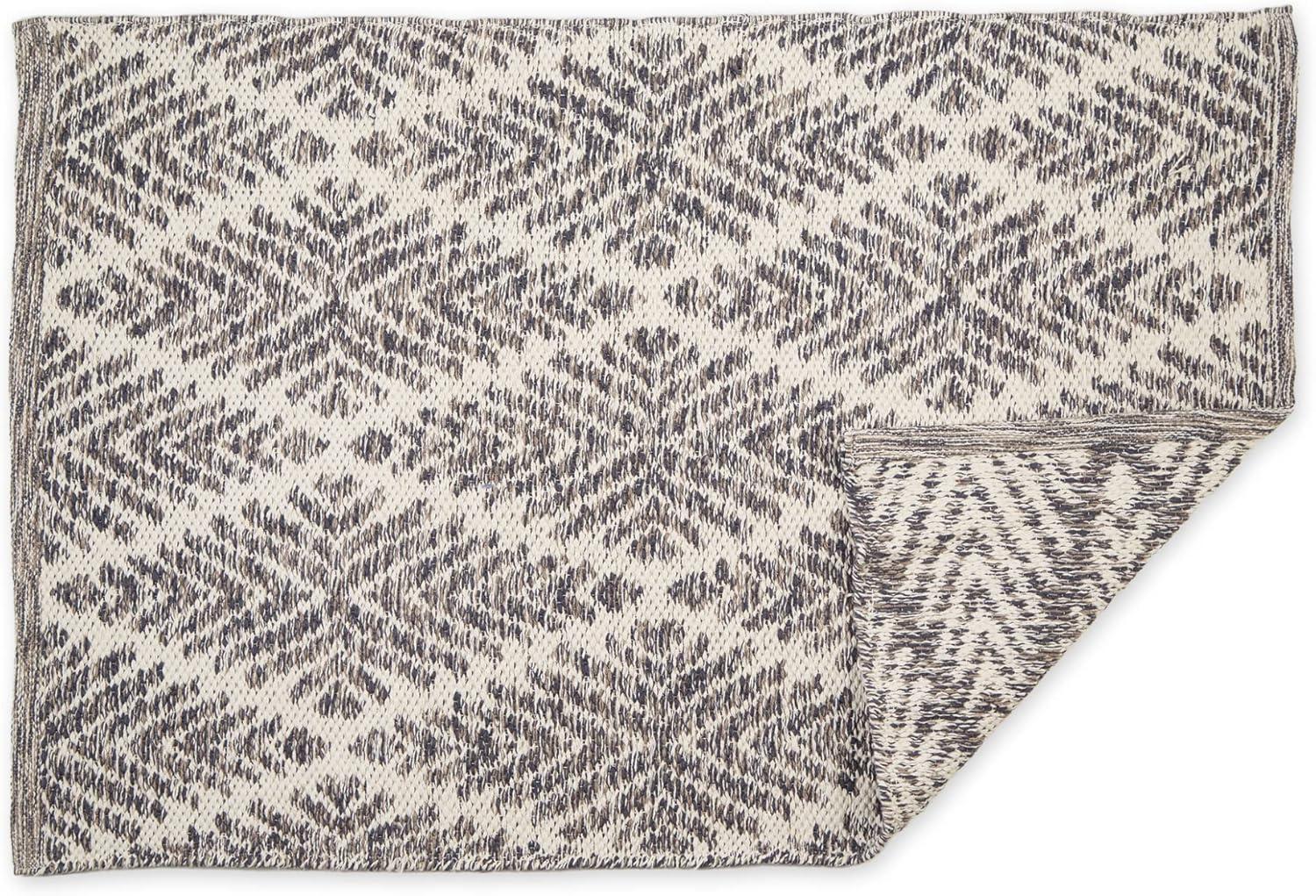 DII Gray Diamond Hand-Loomed Rug 2x3-ft