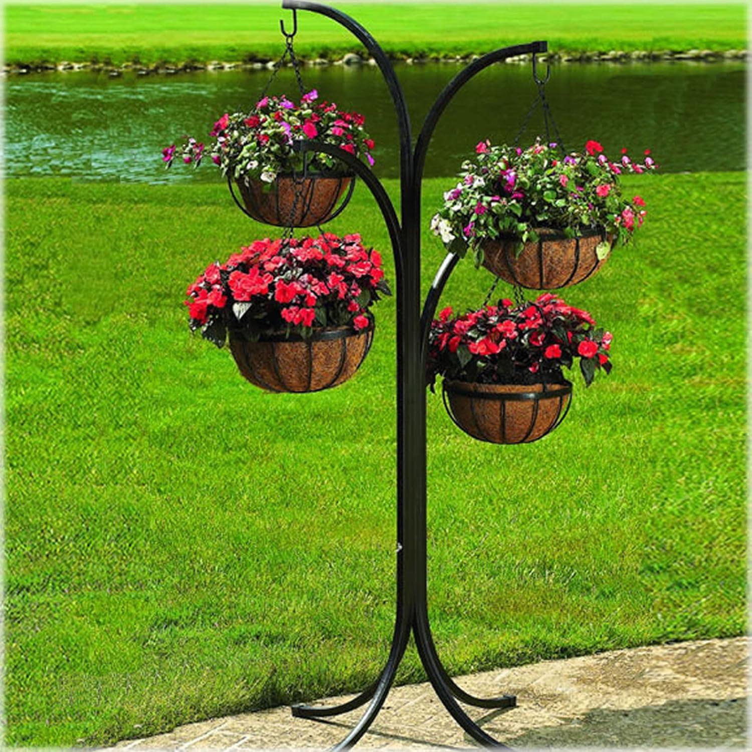 Red Barrel Studio® Bowersock Metal Weather Resistant Plant Stand
