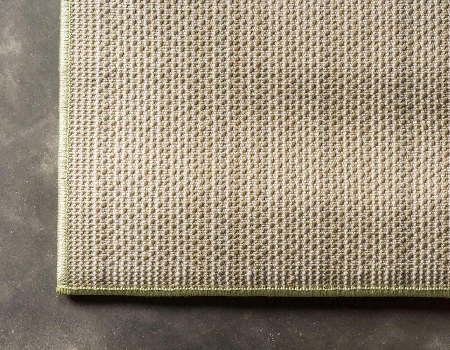 Unique Loom 2' 2 x 13' 0 Solo Calabasas Light Green Area Rug