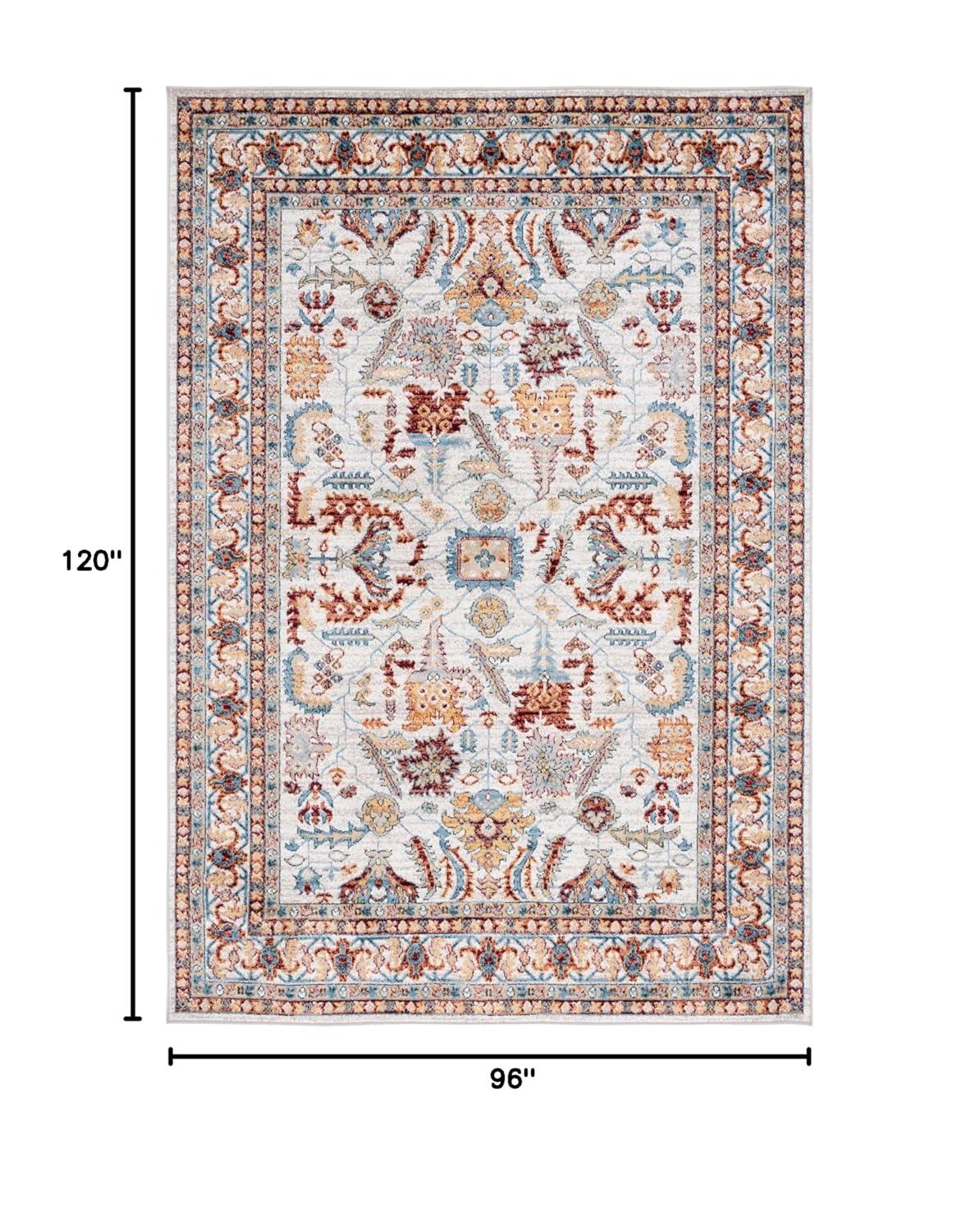 Bayside BAY112 Power Loomed Area Rug - Beige/Blue - 8'x10' - Safavieh.