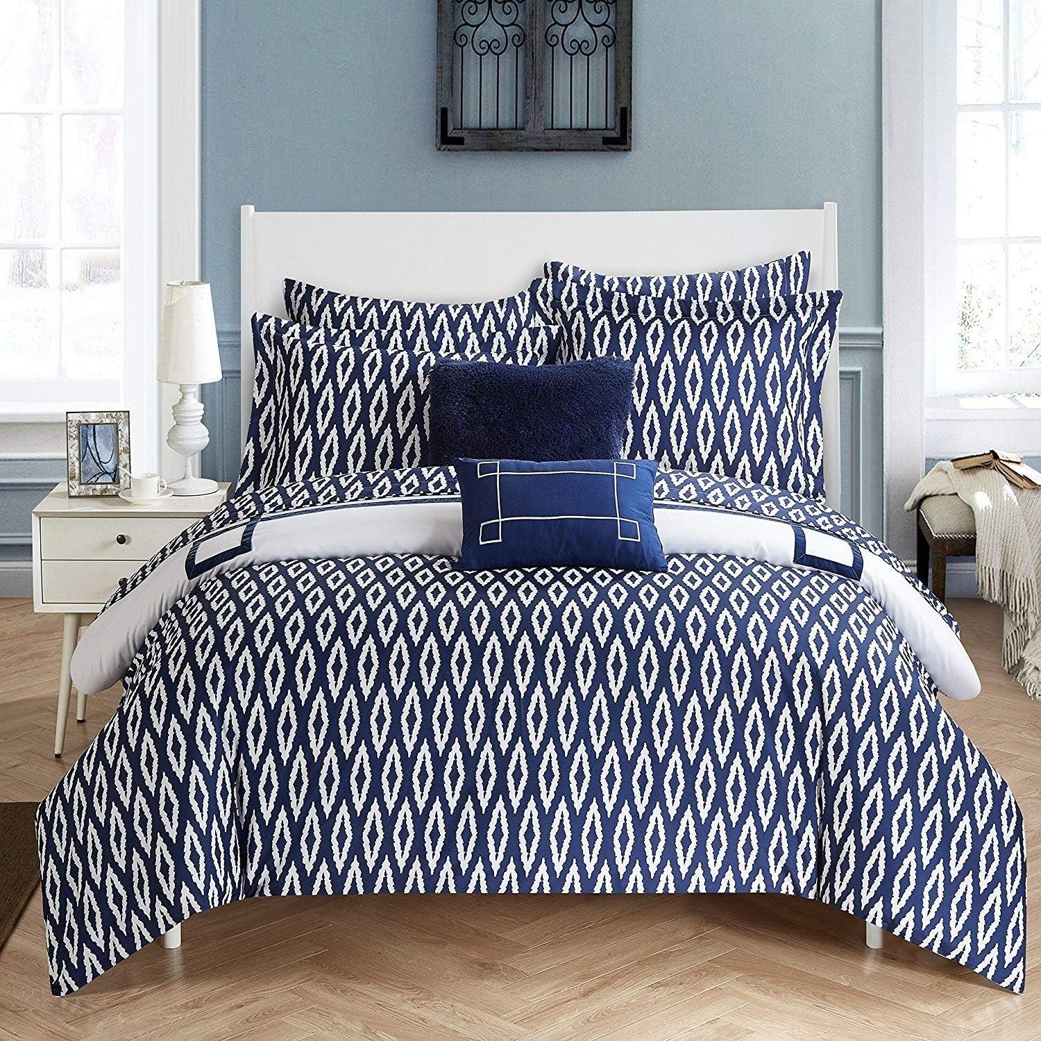 Chic Home Trace Reversible Comforter Set