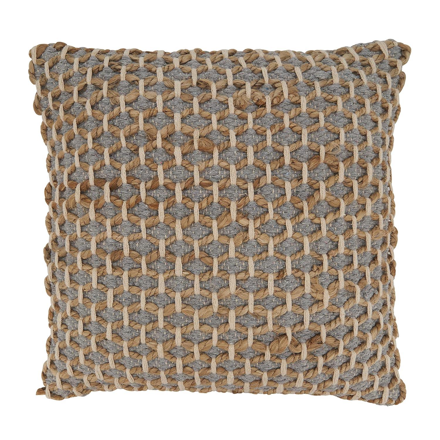 Saro Islander Collection Cotton Throw Pillow