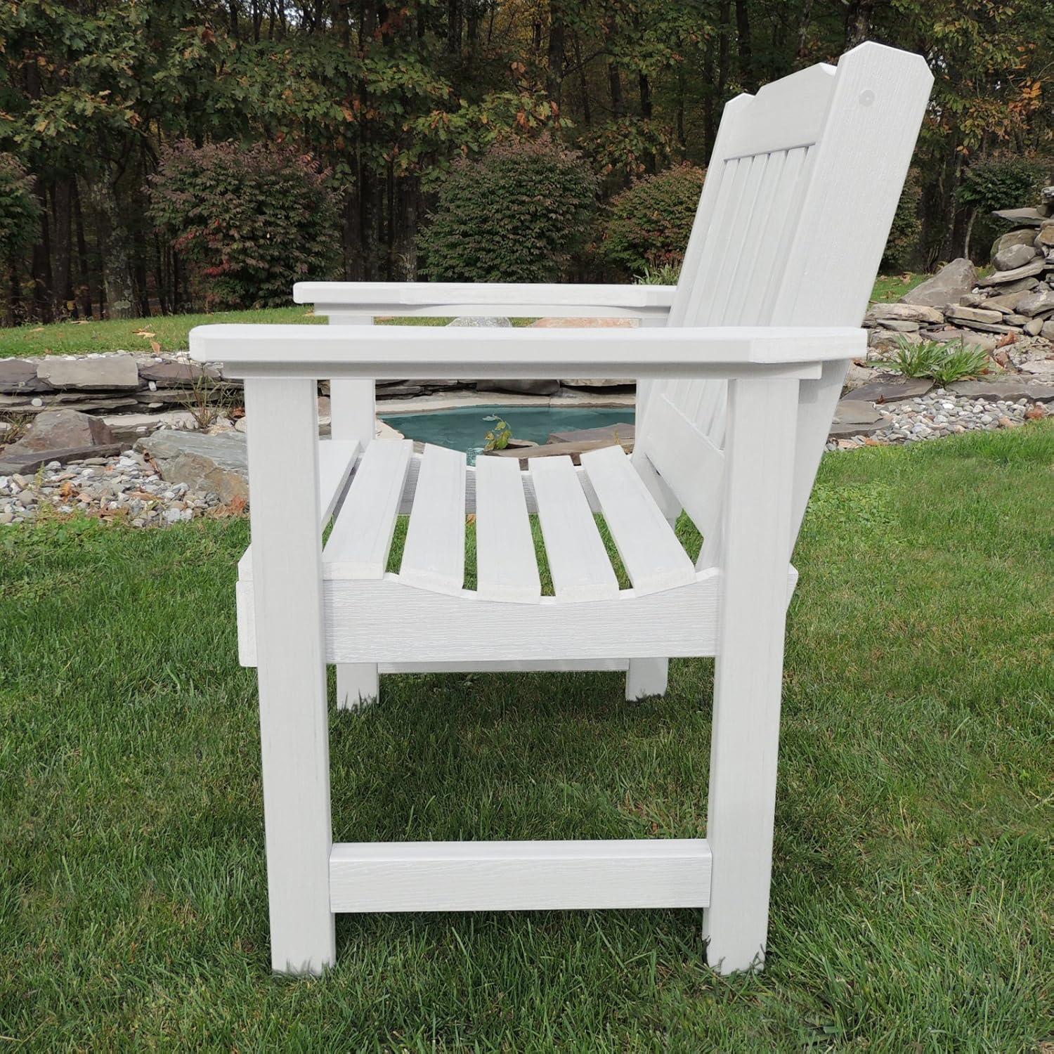 Lehigh Nantucket Blue Plastic Outdoor Conversation Chair