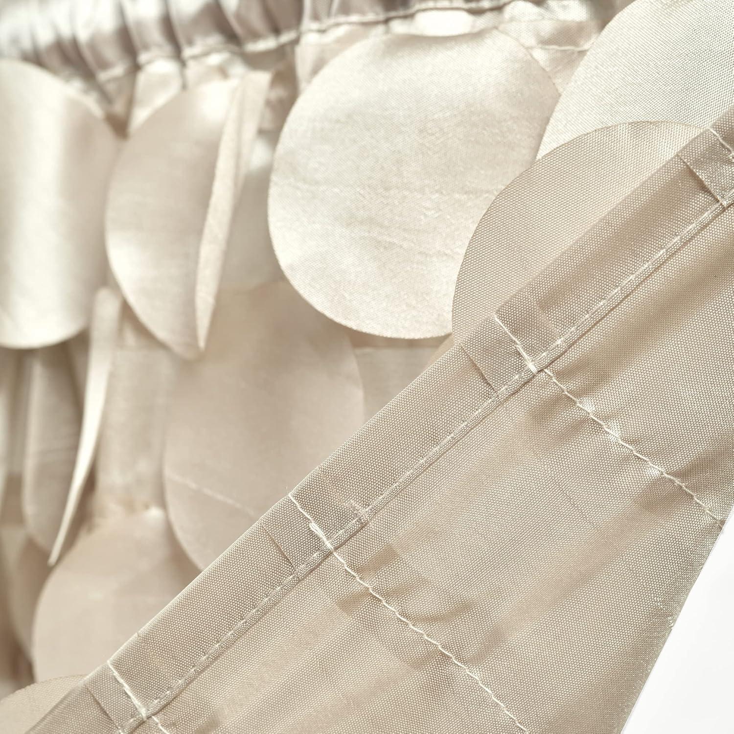 Lush Decor Gigi Scalloped Window Valance