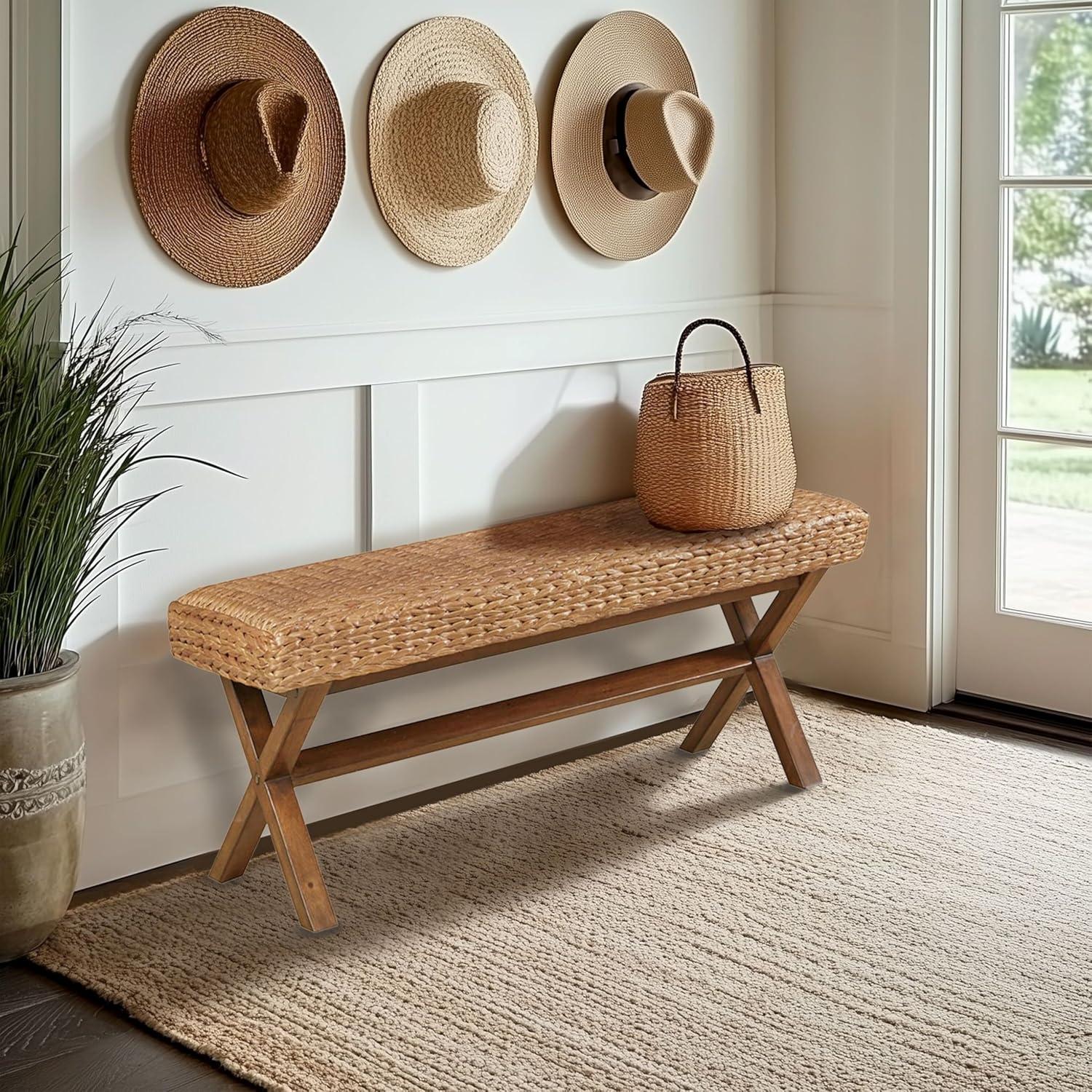 Mercury Row® Nakia Button Tufted Accent Bench