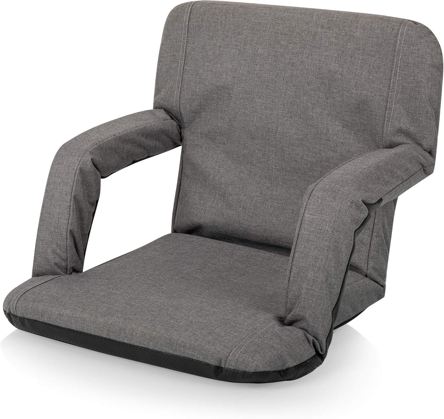 Ventura Reclining Bleacher Seat with Armrests and Back Support