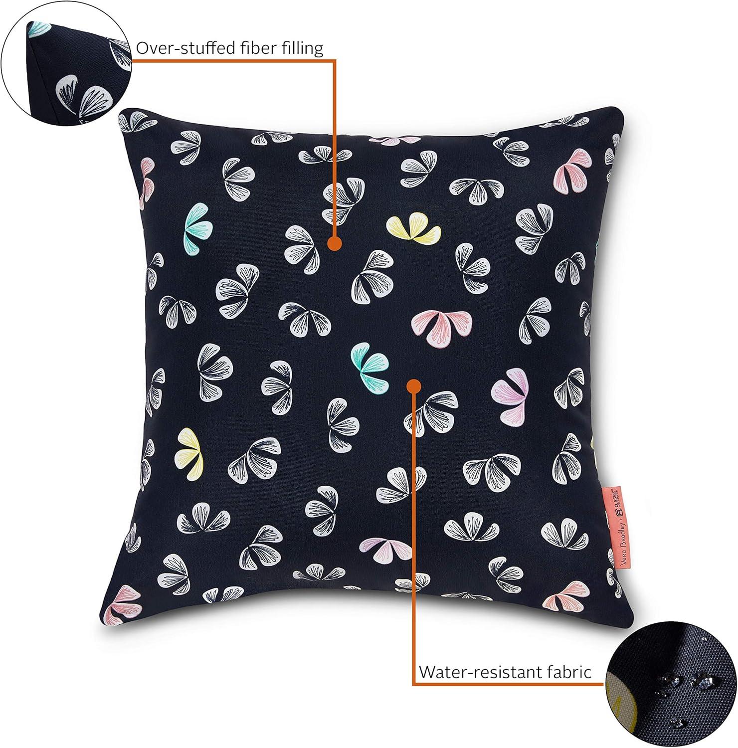 Vera Bradley Vera Bradley Island Outdoor Square Pillow Cover & Insert (Set of 2)