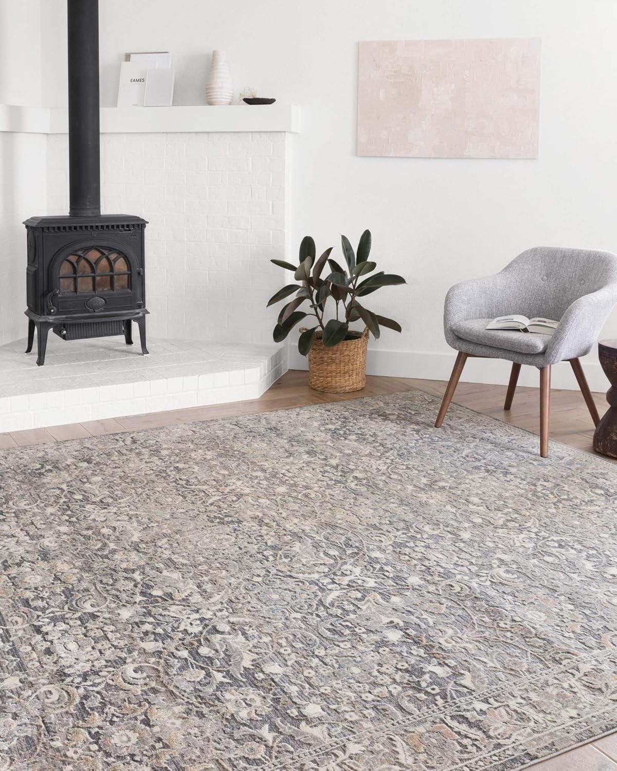 Loloi II Lucia Collection LUC-04 Grey/Mist 2'-0" x 3'-0" Accent Rug