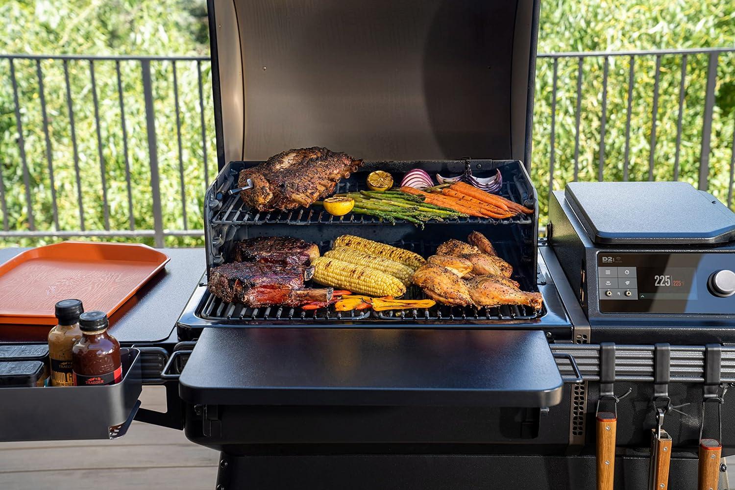 Traeger Ironwood Black Electric Wood Pellet Grill with WiFi