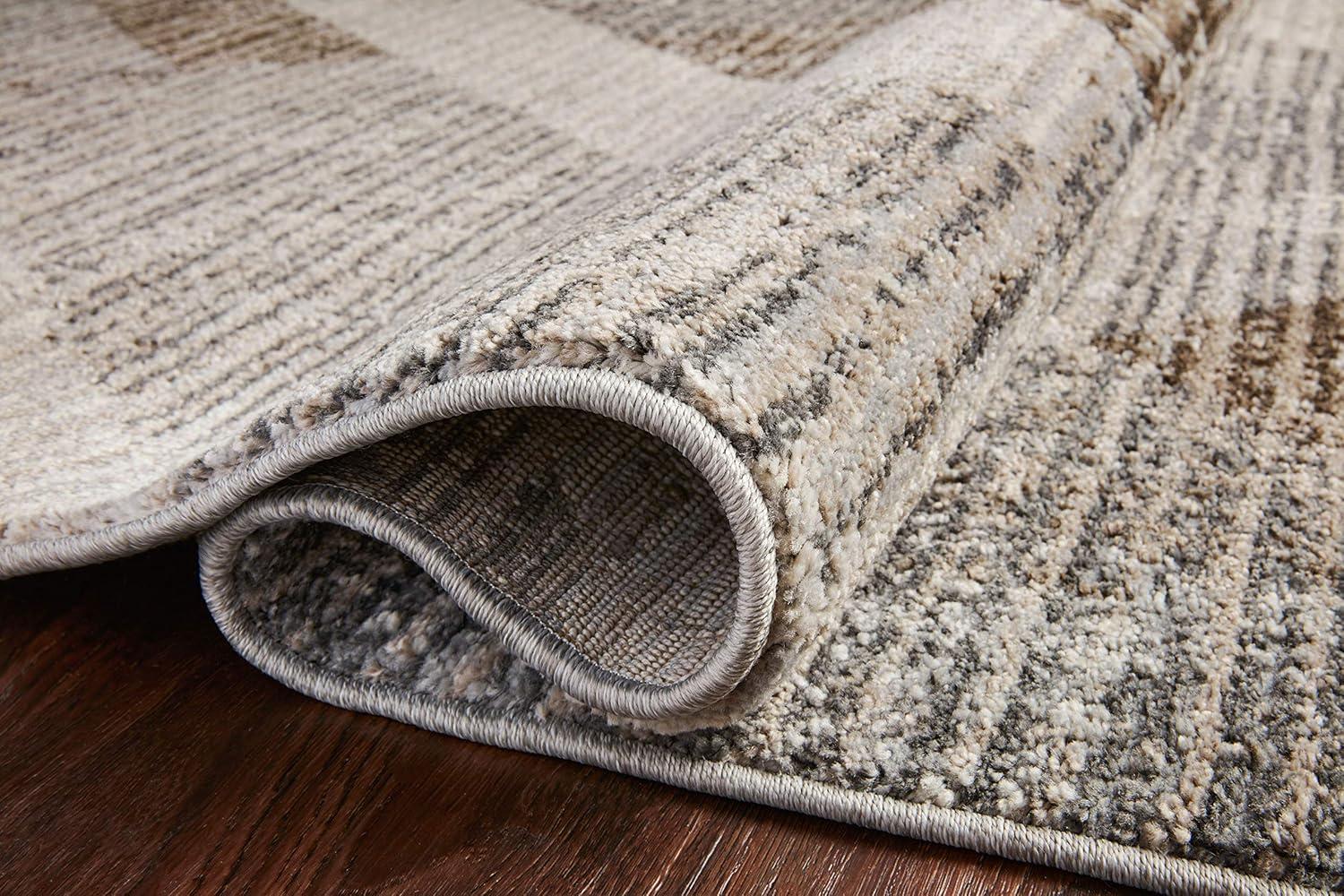 Austen Stone & Bark 3'11" x 5'7" Geometric Wool-Blend Accent Rug