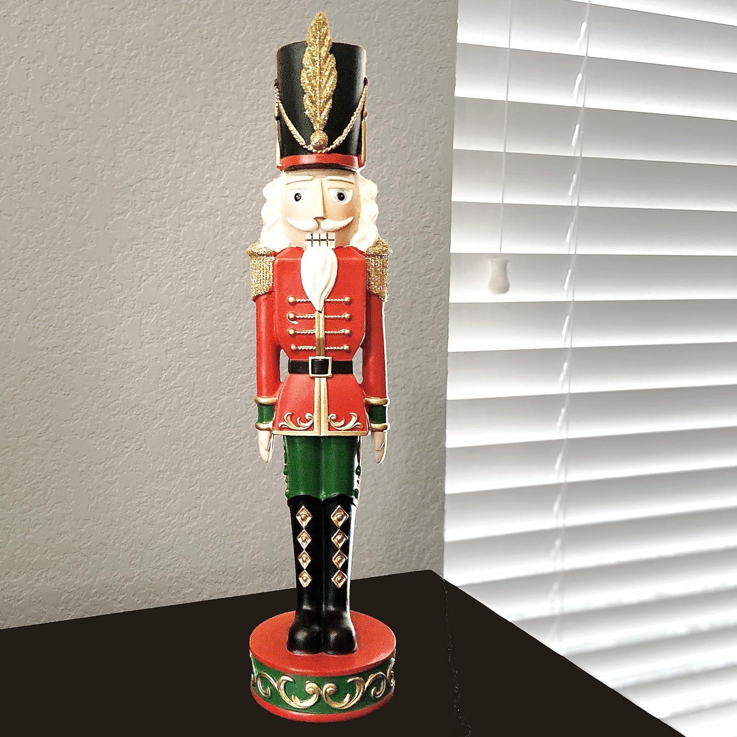 13" Christmas Nutcracker Red/Green