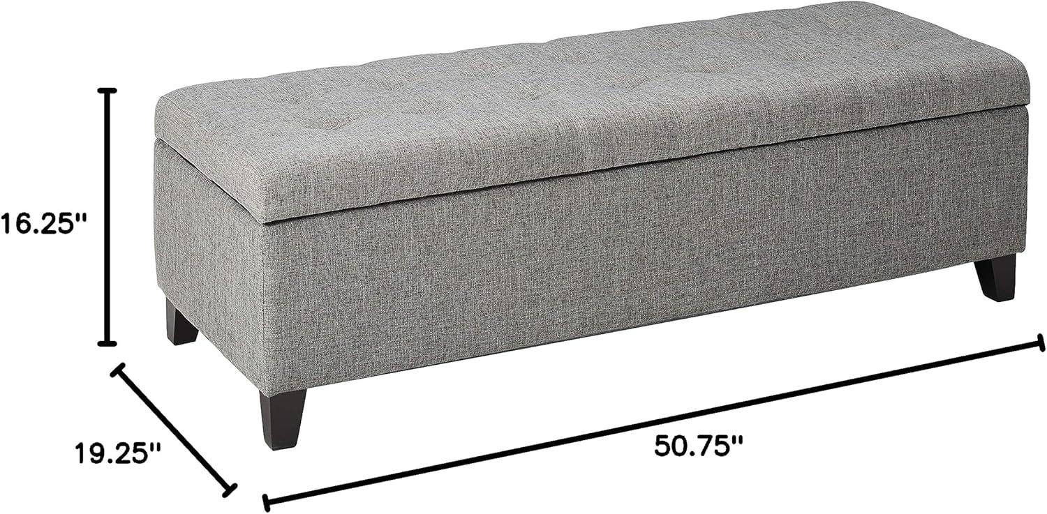 Sterling Fabric Tufted Storage Ottoman