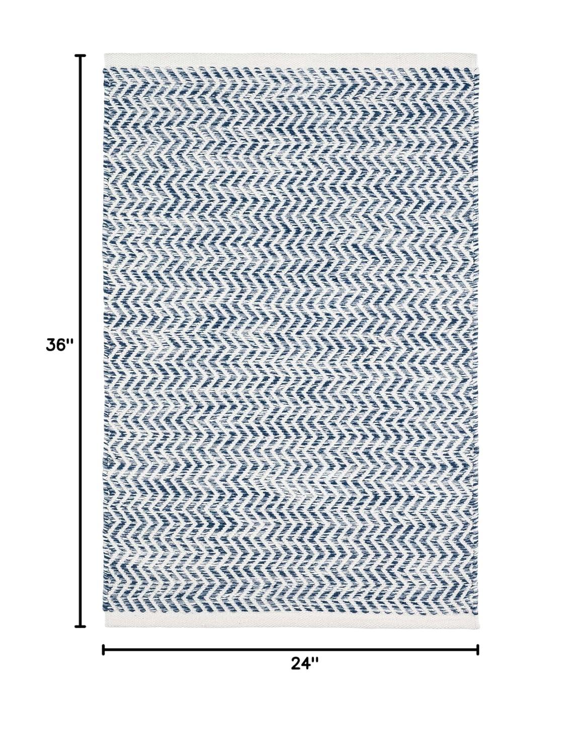 Coastal Blue Handwoven Indoor/Outdoor Rug