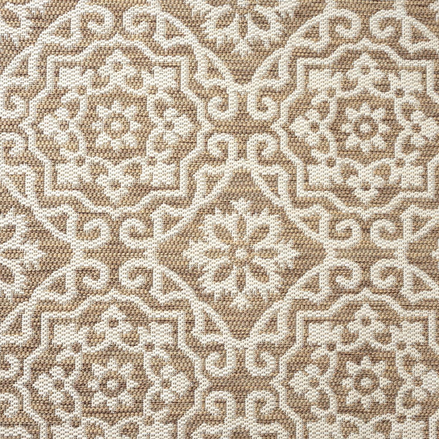 Nicole Miller New York Patio Country Danica Geometric Indoor/Outdoor Area Rug, Brown/Beige
