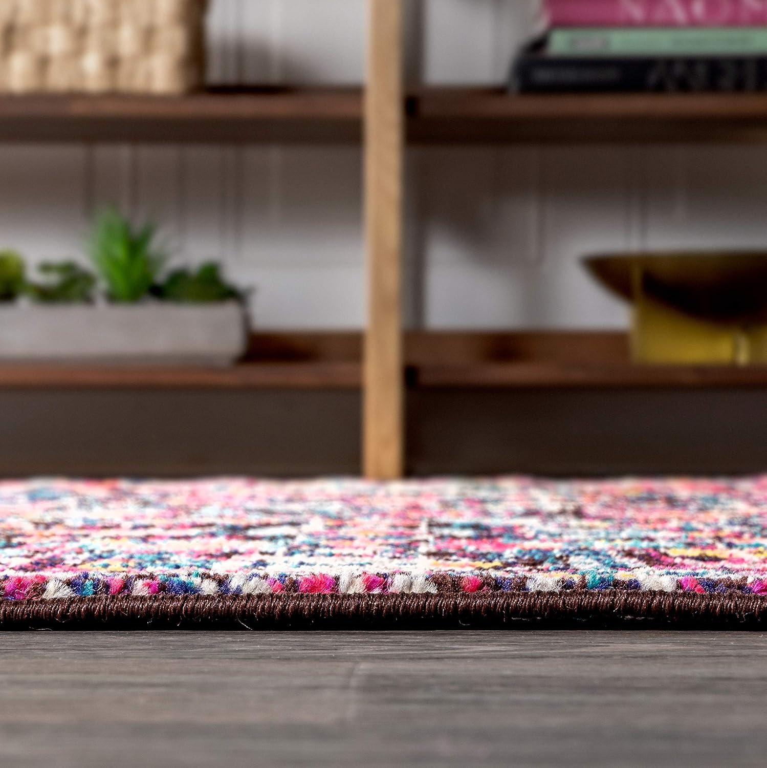 Modern Persian Boho Floral Area Rug - JONATHAN Y