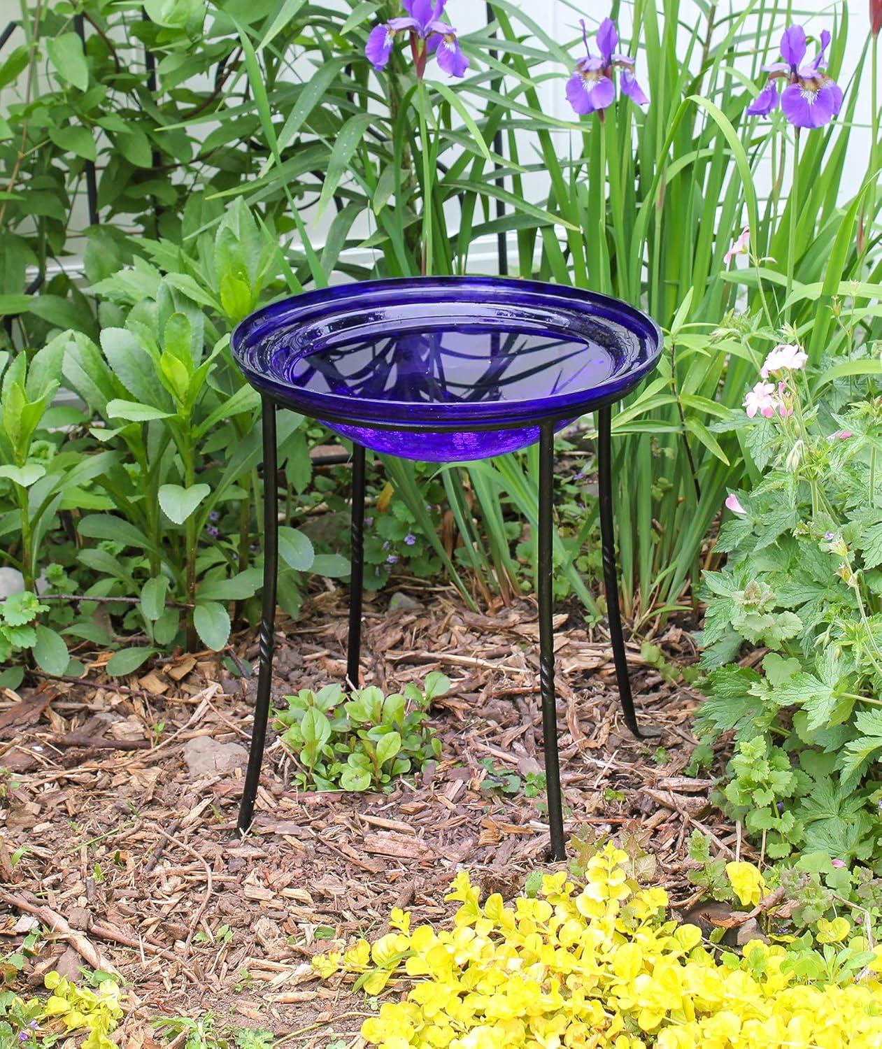 Winston Porter Drumnasole Iron Pedestal Birdbath