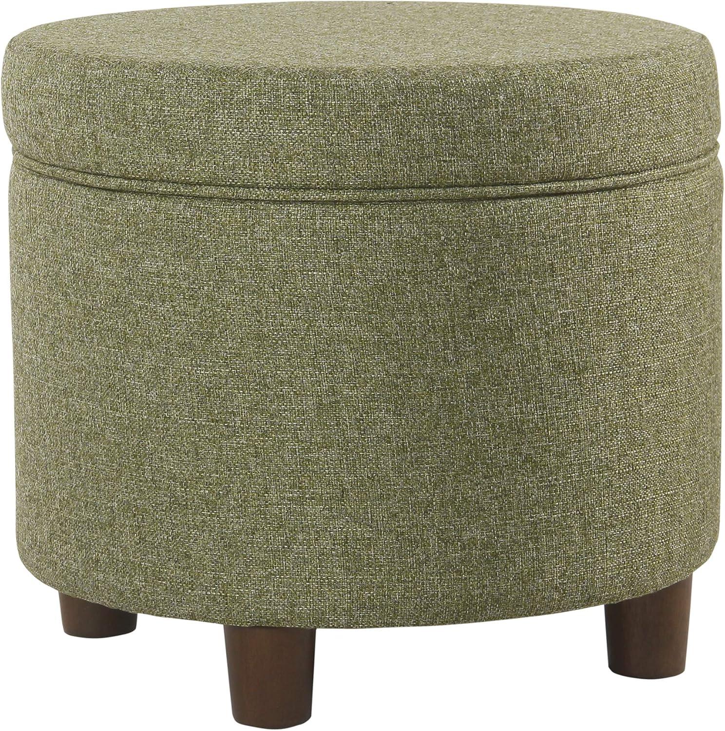 Round Storage Ottoman - Homepop