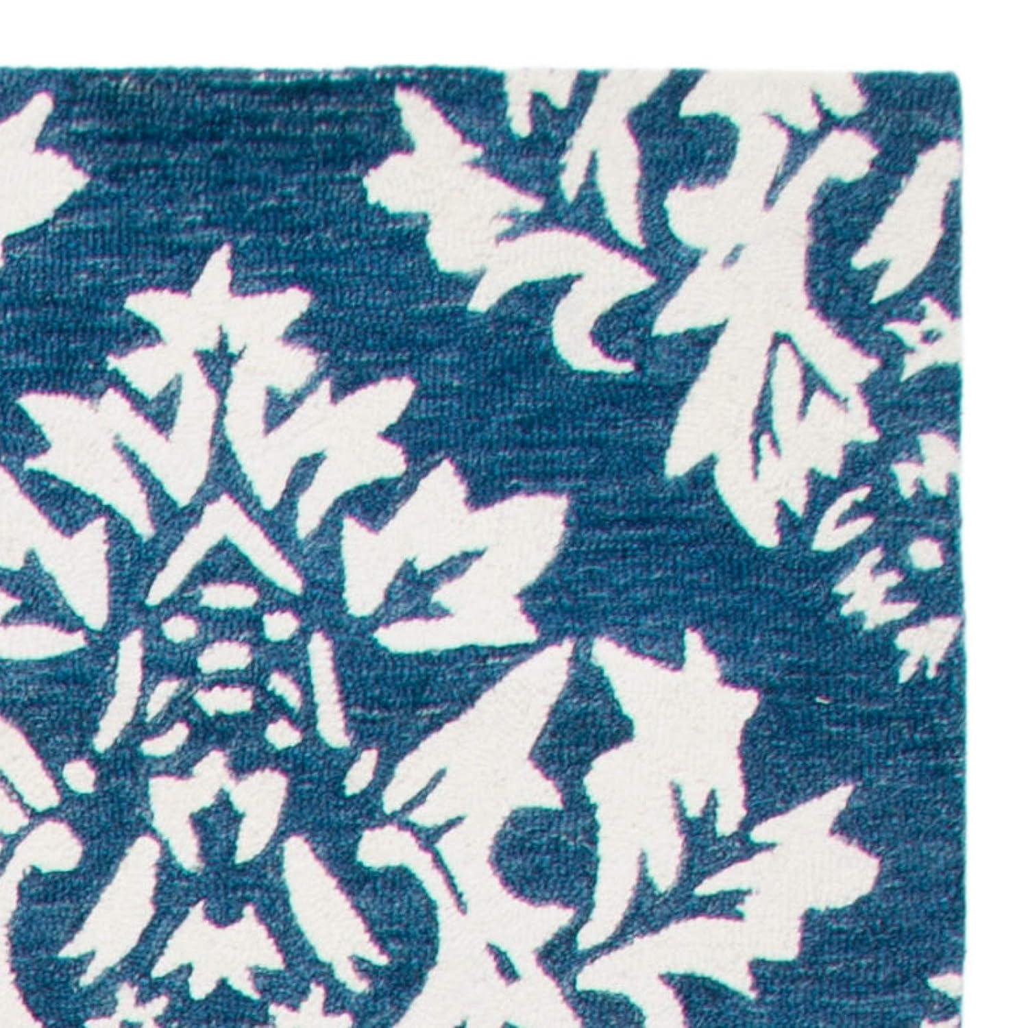 Fleur De Lis Living Spillers Hand Tufted Wool And Cotton With Latex Ikat Rug