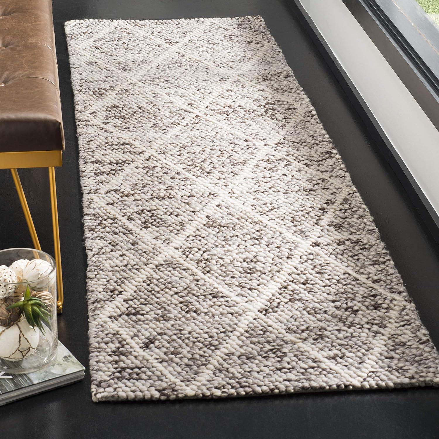 Natura NAT712 Hand Woven Indoor Runner Rug - Ivory/Blue - 2'3"x8' - Safavieh.