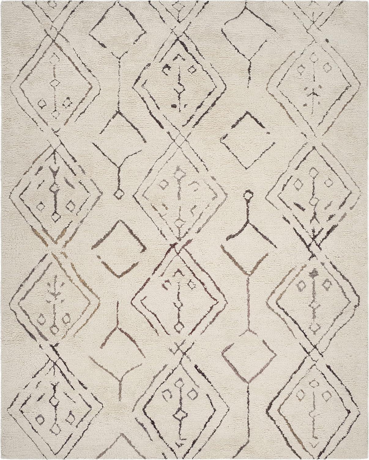 Safavieh CSB212 Casablanca Area Rug-Finish:Ivory/Multi,Shape:Shape,Size:Size