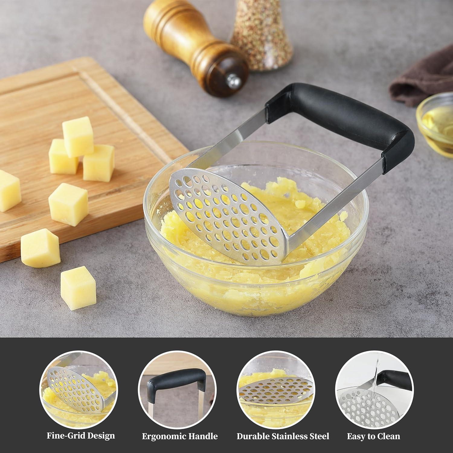 Stainless Steel Potato and Avocado Masher with PP Handle