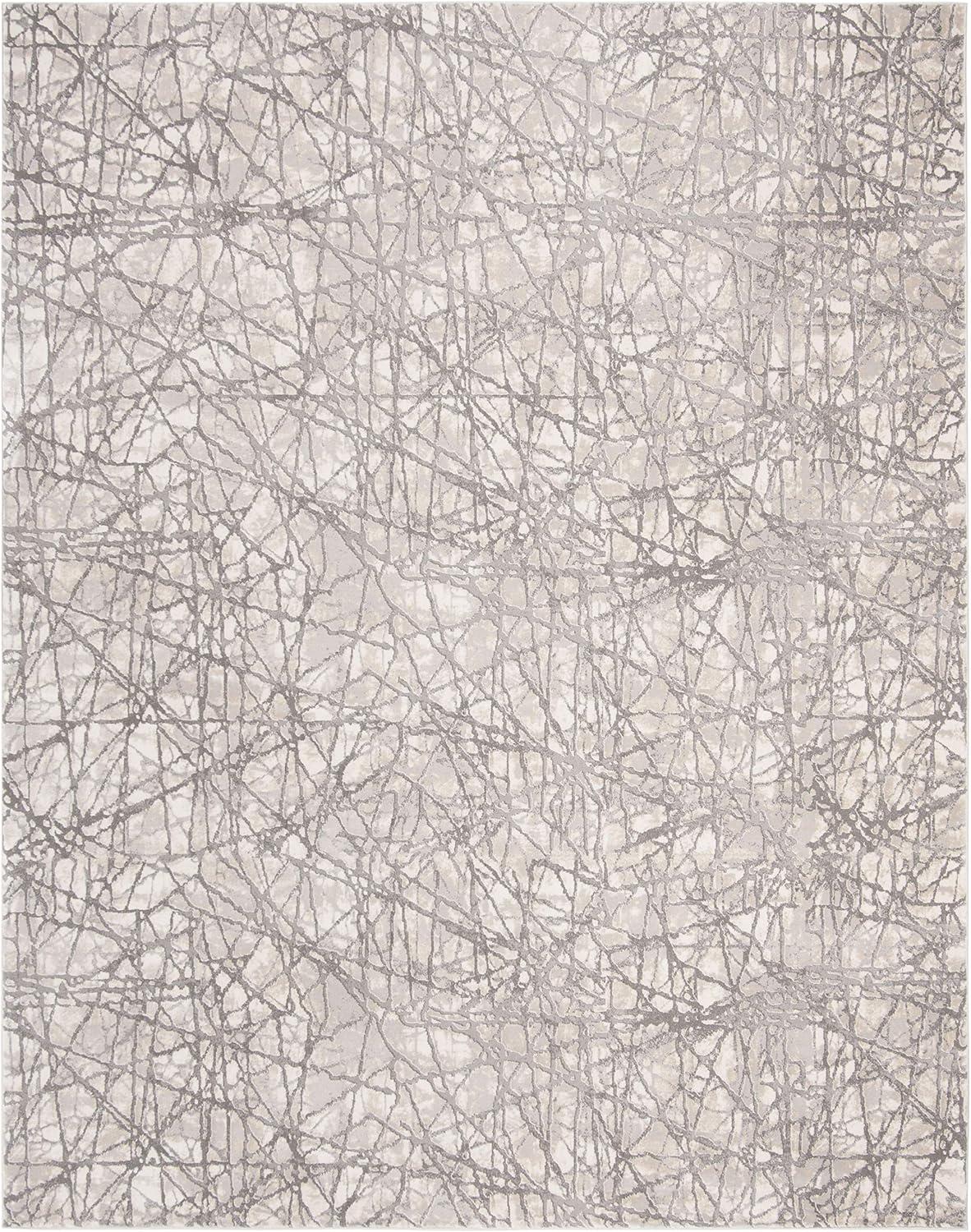 Meadow MDW324 Power Loomed Indoor Area Rug - Beige/Grey - 9'x12' - Safavieh