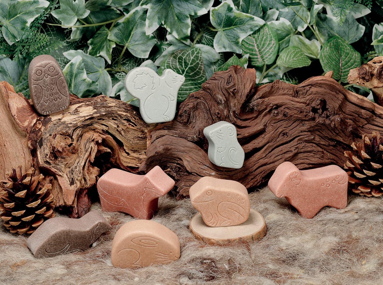 Yellow Door Little Lands – Woodland, Set of 8 Stone Figures