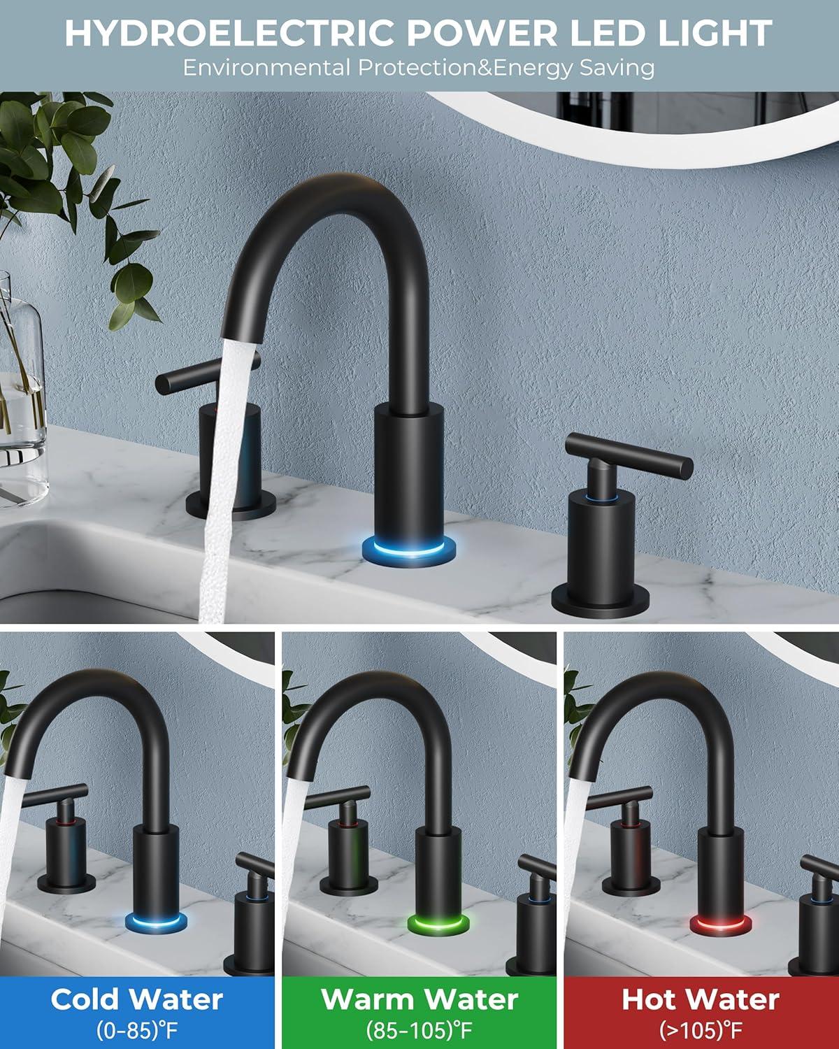 Widespread 2-handle Bathroom Faucet