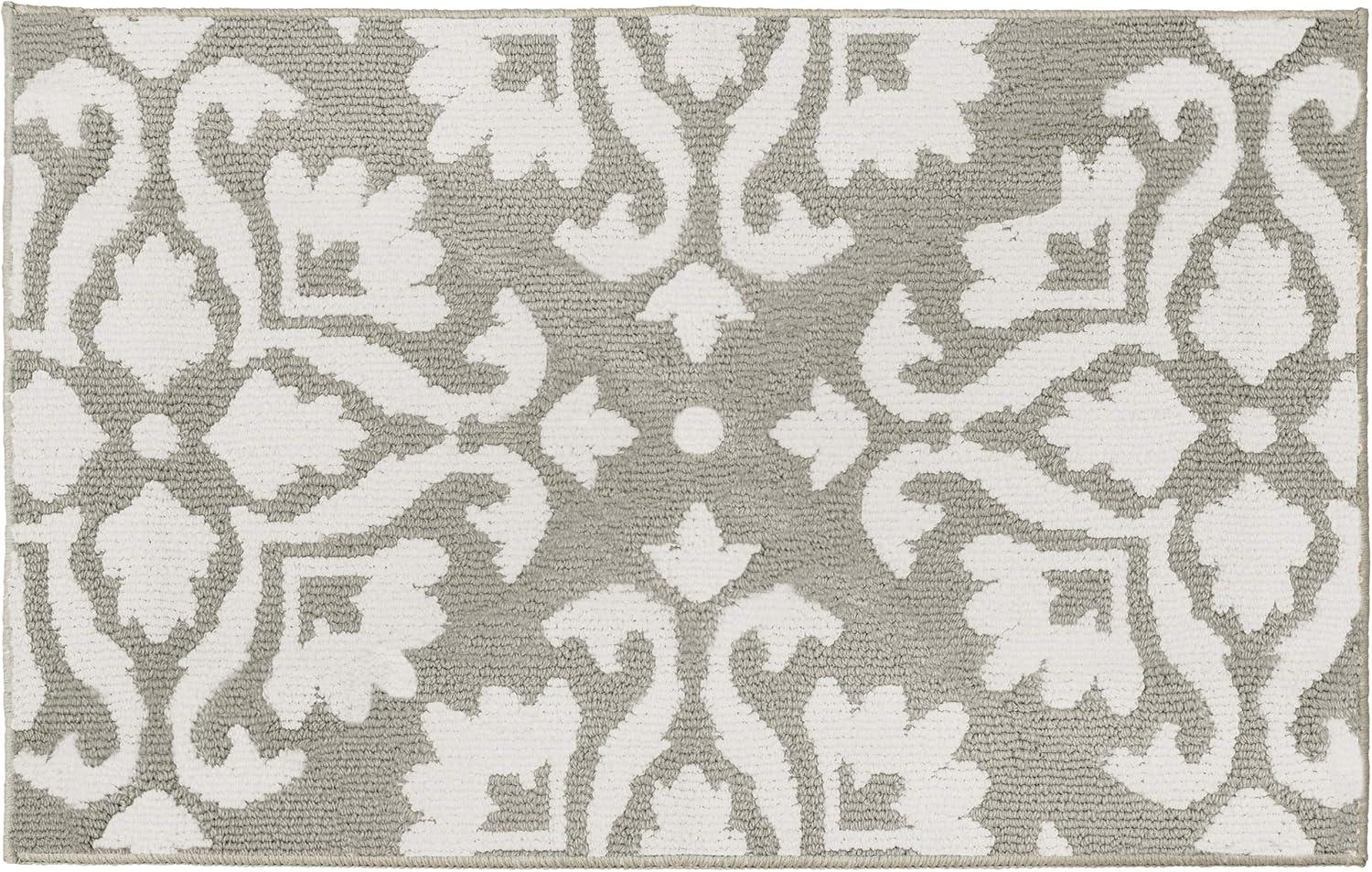 Laura Ashley Mayhew Light Gray/White Area Rug