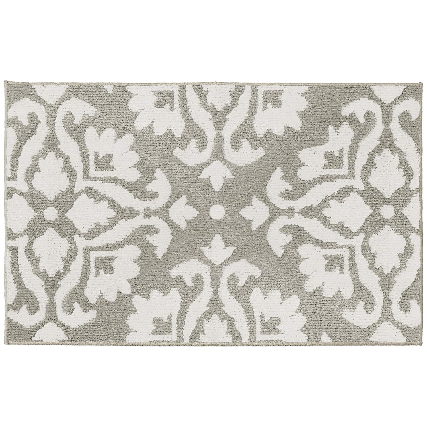 Laura Ashley Laura Ashley Mayhew Light Gray/White Area Rug
