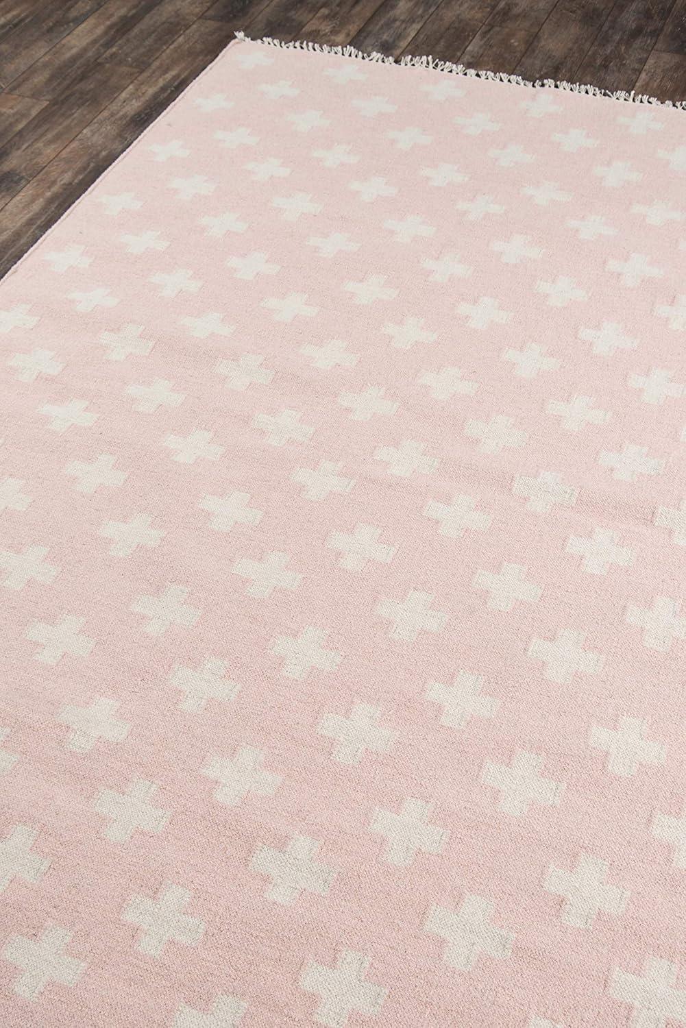 Topanga Wool Pink/White Rug