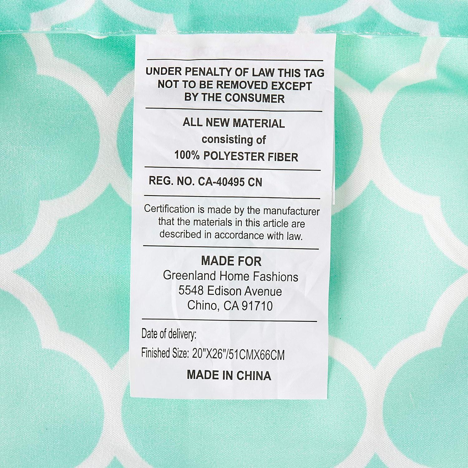 Cruz Microfiber Reversible Pillow Sham Standard 20" x 26" Multicolor by Barefoot Bungalow
