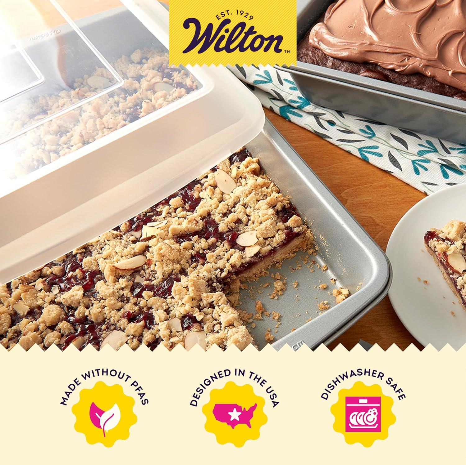 Wilton Wilton 191003187 Recipe Right Non Stick Covered Cake Pan, 13" X 9"