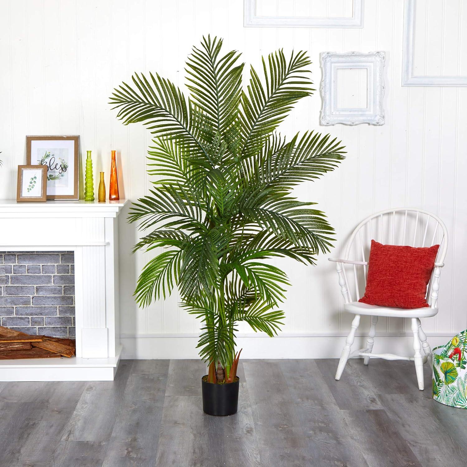 Nearly Natural 6' Areca Palm Artificial Tree